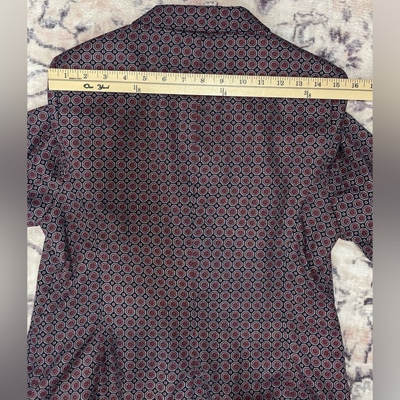 The Limited Satin Blazer Medallion Patterned Single Breasted Size Medium - Picture 8 of 10